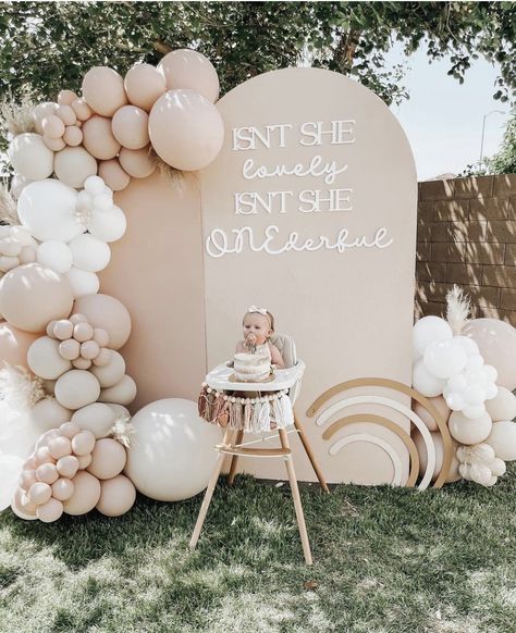 Boho Birthday Party 1 Year, Onederful Birthday Balloon Arch, Decoration For 1st Birthday Girl, 1st Birthday Backdrop Girl, Isn’t She Lovely Isn’t She Onederful Decorations, Isn’t She One-derful, First Birthday Balloon Backdrop, Isn’t She Onderful Birthday, 1st Birthday Girl Backdrop Ideas