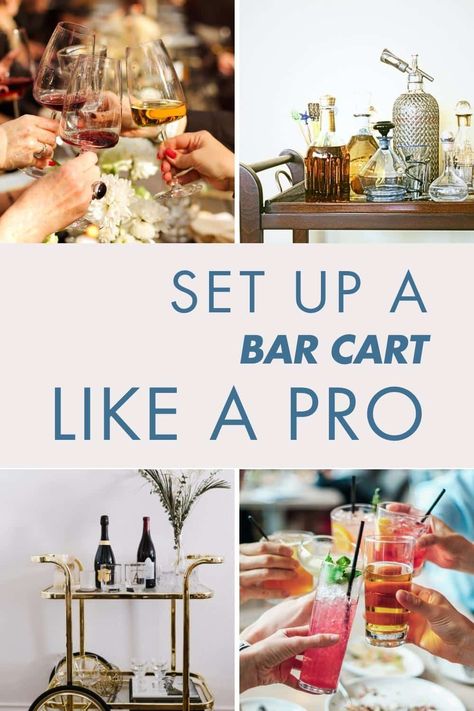 Get ready to transform your gatherings with our guide on setting up the dreamiest drinks trolley (bar cart)! Channel your inner bartender and make memories that last, all without breaking the bank. Cheers to making simple beautiful! 🥂 #barcartideas #barcartstyling #barcartaesthetic #barcartdecor #barcartstyling #drinkstrollley How To Set Up A Bar Cart, Bar Cart For Party, Mobile Bar Cart Ideas, Bar Cart Staples, How To Stock A Bar Cart, Drink Cart Ideas, Alcohol Free Bar Cart, Mobile Bar Cart Rental, Basic Bar Cart Essentials