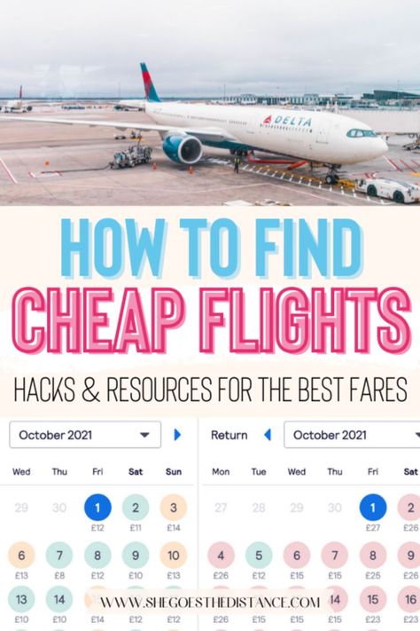 Who doesn't want to save money on flights? Airfare can be the most costly part of a trip, keeping you from saving money while traveling. But now you can use these 20 tips and tricks on how to find cheap flights to anywhere! These cheap flight hacks include the best advice and resources for finding affordable flights. Use these budget travel tips to your advantage and get low cost flights to your next destination! New Year Tips, Cheap Weekend Getaways, Flight Hacks, Cheap Travel Hacks, Travel Life Hacks, Cheap Places To Travel, Cheap Airfare, Book Cheap Flights, Cheap Flight