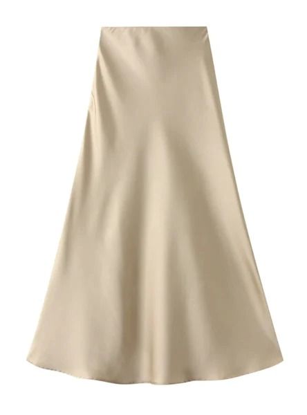 SATIN FISHTAIL HIGH WAIST SKIRT – Ncocon Gold Silk Skirt, Slim Hips, Fishtail Skirt, Square Top, Satin Midi Skirt, Mermaid Skirt, Gold Silk, White Square, Mid Length Skirts