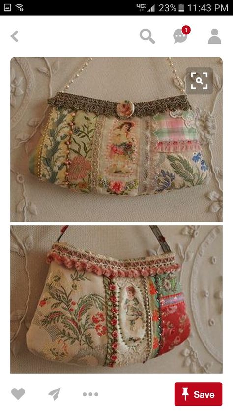 Fabric Purses, Sewing Purses, Boho Bags, Linens And Lace, Handmade Purses, Patchwork Bags, Purse Patterns, Fabric Bags, Quilted Bag