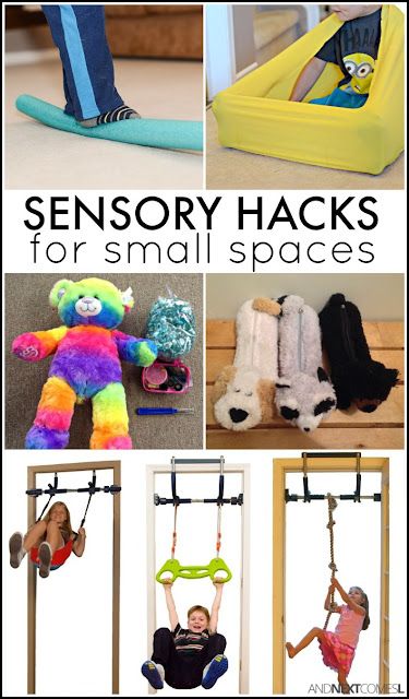 Hacks For Small Spaces, Sensory Disorder, Sensory Therapy, Sensory Motor, Sensory Diet, Sensory Rooms, Sensory Tools, Sensory Integration, Processing Disorder