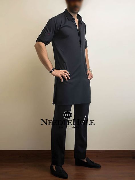 Zainab Chottani casual kurta pajama for men in black color https://needlehole.com/zainab-chottani-short-length-casual-kurta-pajama-for-men-in-black-color Indian Men Fashion Casual, Pakistani Engagement Dresses, Indian Formal Dresses, Shalwar Kameez Pakistani, Kurta Pajama For Men, Zainab Chottani, Pajama For Men, Pakistani Shalwar, Pakistani Kurta