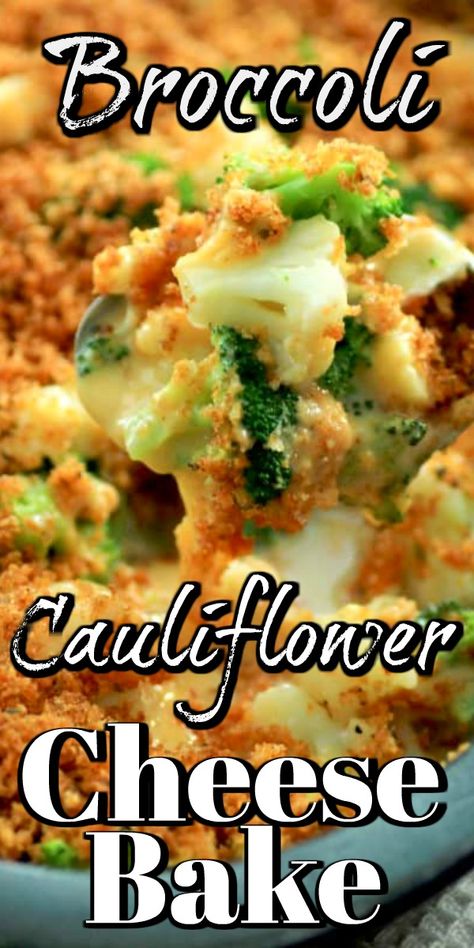 Broccoli Cauliflower Cheese, Broccoli Cauliflower Recipes, Casserole Broccoli, Super Easy Casseroles, Cauliflower Cheese Bake, Broccoli Cauliflower Casserole, Vegetable Casserole Recipes, Veggie Casserole, Favorite Casseroles