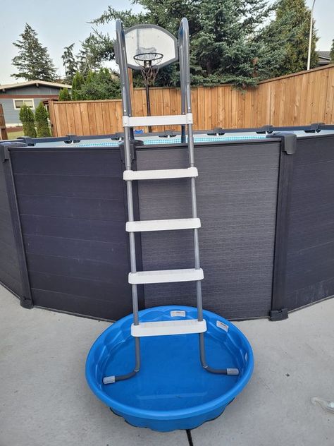 Above Ground Pool Hacks, Plastic Kiddie Pool, Cleaning Bucket, Dream Backyard Pool, Pool Hacks, Cleaning Buckets, Baby Pool, Above Ground Swimming Pools, Kiddie Pool