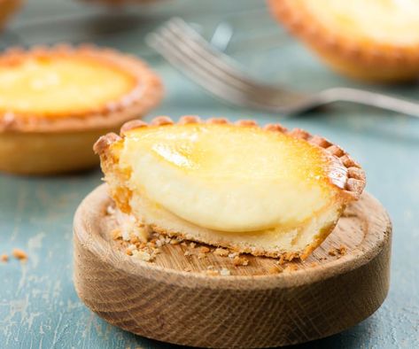 Gluten Free Egg Custard Tart, Japanese Cheese Tart, Hokkaido Baked Cheese Tart, Asian Baking, Chinese Egg Tart, Giggly Japanese Cheesecake, Recipe Japanese, Tin Recipes, Cheese Tart