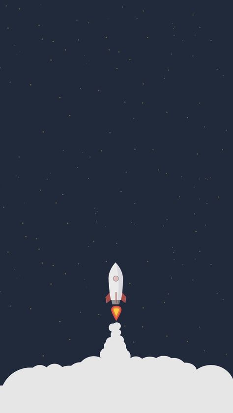 Rocket Wallpaper, Iphone 8 Wallpaper, Rocket Illustration, Illustration Phone Wallpaper, Net Wallpaper, Spaceship Illustration, Illustration Wallpaper, Rocket Launcher, Feature Wallpaper