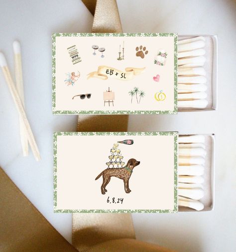 Wedding Personal Touches, Matches Wedding, Matchbooks Wedding, Custom Matchbooks, Wedding Match Boxes, Match Books, Wedding Favours Luxury, Creative Wedding Favors, Personalized Matches