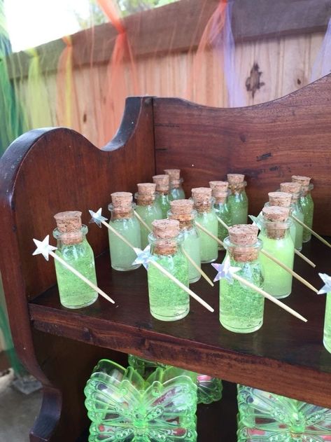 Tinkerbell Bachelorette Party, Shrek And Fiona Wedding Theme, Fairy Birthday Ideas Decoration, Pixie Hollow Theme Party, Shrek Birthday Party Favors, Tinkerbell Fairy Party, Tinkerbell Gender Reveal, Shrek Birthday Party Centerpieces, Shrek Bridal Party