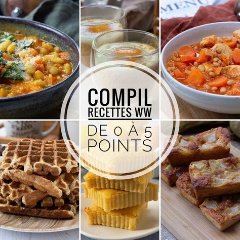 COMPIL RECETTES WW DE 0 à 5 POINTS Ww Recipes, Weight Watchers, Clean Eating, Thermomix