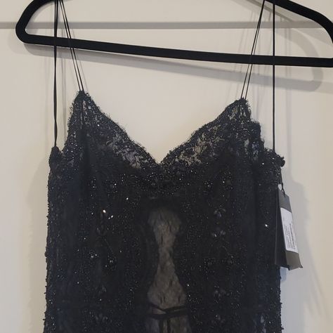 Embellished Lace Jumpsuit In Black Ploymide. Stunning On The Body. Never Worn And New With Tags. Saint Laurent Pants, Elegant Goth, Tuxedo Jumpsuit, Embellished Jumpsuit, Summer Day Dresses, Sequin Bodysuit, Satin Jumpsuit, Lace Jumpsuit, Model Aesthetic