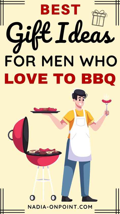 Looking for Trendy Gift Guides and Ideas? Here are some awesome Barbeque gifts ideas for Men who love to BBQ and Grill. Some interesting Basket ideas for father's day is included. They'll make the best Barbeque gifts for men and BBQ lovers. This include awesome BBQ sauces and Set. gifts for husband bbq | Birthday gifts for boyfriend bbq | gifts for men who bbq | Christmas gifts for men bbq | bbq gifts for men dads. #bbq #grill #barbecue #mengift Grill Gifts For Men, Grilling Gifts For Men, Gifts For Grillers, Grill Gift Basket, Bbq Christmas, Bbq Gift Basket, Bbq Birthday, Ideas For Father's Day, Grilling Accessories