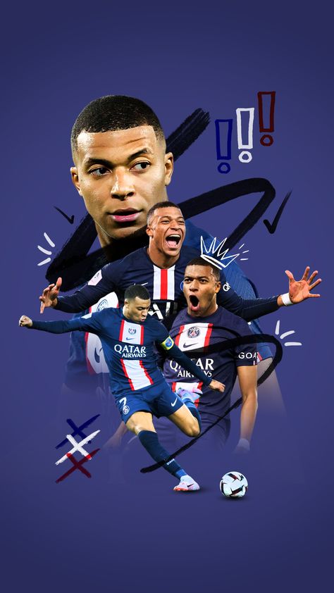 Football Wallpaper Mbappe, Mbappe Wallpaper Iphone, Soccer Players Wallpaper, Kylian Mbappe Wallpaper, Mbappe Wallpapers, Mbappé Wallpaper, Football Players Wallpaper, Kylian Mbappe Real Madrid, Mbappe Poster