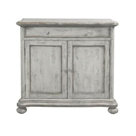 August Grove Grubbs Distressed 2 Door Accent Cabinet & Reviews | Wayfair Hall Chest, Distressed Kitchen, 2 Door Accent Cabinet, Door Accent Cabinet, Rustic Hardware, Light Colored Wood, Inexpensive Furniture, Primitive Furniture, Accent Chest