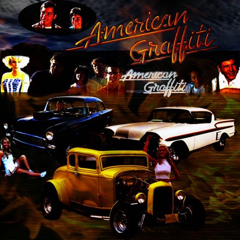 American Graffiti Montage American Graffiti Aesthetic, American Graffiti, Come And Go, Immersive Experience, True Art, Coming Of Age, Monster Trucks, Graffiti, Film