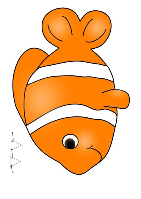 Printable Fish, Printable Fish Pictures, Nemo Fish, Cartoon Fishes Drawing, Cartoon Ocean Animals, Fish Crafts Kids, Nemo Fish Cartoon, Ocean Animals Clipart, Fish Cartoon Images