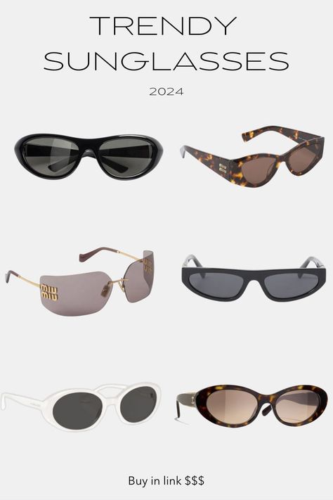 8 popular sunglasses from different luxury brands like prada gucci balenciaga celine dolce & gabbana and more they are buyable in my link Sunglasses Summer 2024, 2024 Sunglasses Trends, Summer 2024 Sunglasses, Women Sunglasses 2024, Trendy Sunglasses 2024, Sunglass Branding, Sunglasses 2024 Trends Women, Sunglasses Trend 2024, Trend Accessories 2024