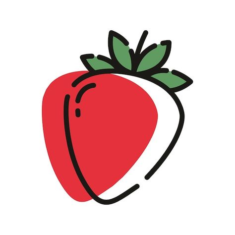 Strawberry Logo Design, Sweet Logo Design, Strawberry Logo, Strawberry Vector, Strawberry Icon, Strawberry Illustration, Strawberry Graphic, Bat Mitzvah Logo, Sweet Logo