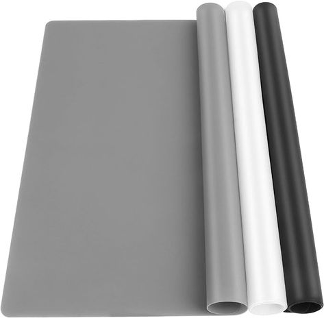 Amazon.com: LEOBRO Silicone Mat, 3 PCS 15.7” x 11.7" Silicone Mats for Crafts, Playdough, Silicone Craft Mats for Resin Molds, Silicone Sheets for UV Resin, Nonstick Black Silicone Mat for Clay Glue Paint : Arts, Crafts & Sewing Resin Molds Silicone, Messy Crafts, Glue Painting, Playdough Mats, Mold Casting, Molds Silicone, Epoxy Resin Wood, Silicone Mat, Casting Jewelry