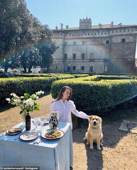 Inside Italian Princess Melusine Ruspoli VERY lavish lifestyle | Daily Mail Online Modern Princess Aesthetic, Lady Amelia Windsor, Summer Princess, Lavish Lifestyle, Princess Charm School, Royalty Aesthetic, Modern Princess, French Models, Royal Life