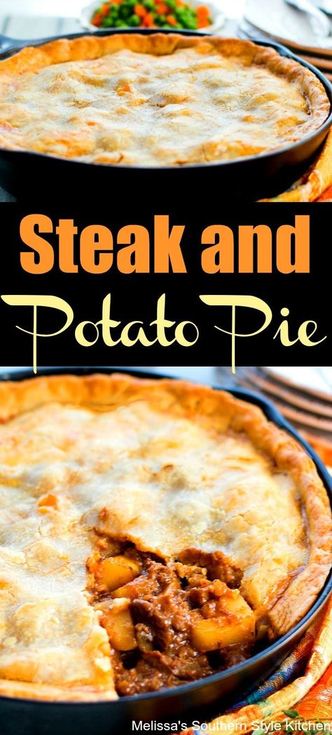 Leftover Steak And Potatoes Recipes, Steak Casserole Recipes, Beef Pot Pie, Recipes Potatoes, Homesick Texan, Steak Pie, Dinner Pies, Beef Pot Pies, Meat Pie Recipe