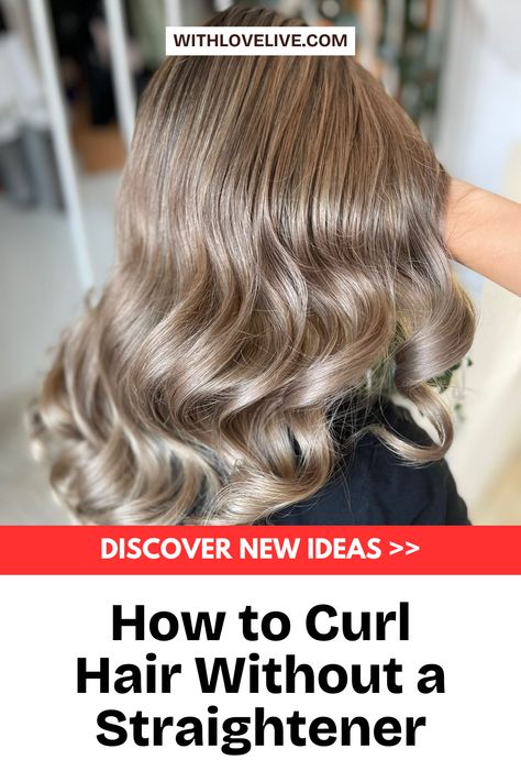 Curl your hair naturally without a straightener! 🌿💁‍♀️ Explore creative methods like using rollers or braids to achieve gorgeous waves and curls. Say goodbye to heat damage and hello to stunning hairstyles! Don’t forget to save this pin for all your curling inspiration! 🌀✨ Curl Hair Without Heat, Curls Without Heat, Hair Plopping, Enhance Natural Curls, Hair Without Heat, Different Curls, Curl Your Hair, Stunning Hairstyles, Air Dry Hair