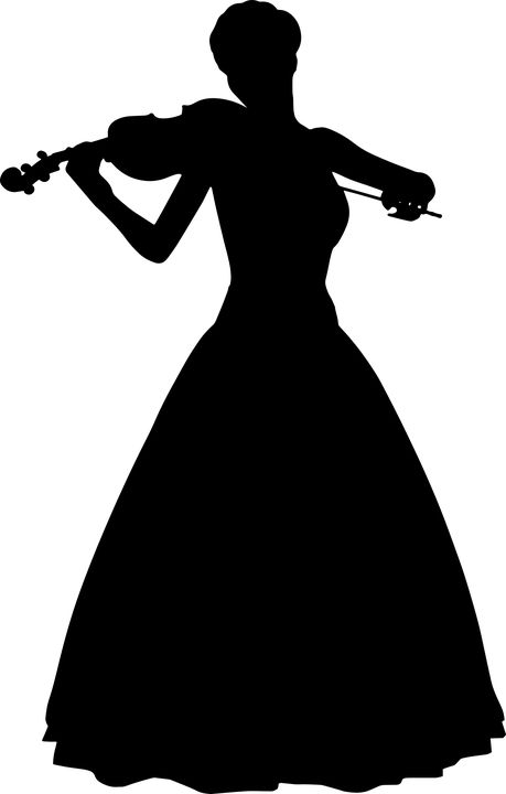 Silhouette Woman Violinist - Free vector graphic on Pixabay Summer Symbols, Disney Princess Silhouette, Metal Leaf Wall Art, Princess Silhouette, Silhouette People, Silhouette Photography, Sketches Of People, Clipart Free, Cloud Wallpaper