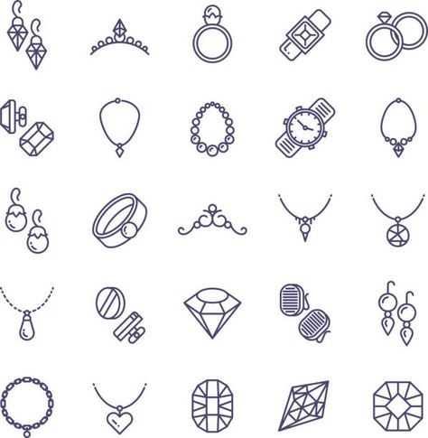 Jewelry Clipart, Jewelry Logo Ideas, Creative Jewelry Photography, Yearbook Themes, Fashion Drawings, Handmade Stamps, Jewelry Logo, Small Drawings, Jewelry Photography