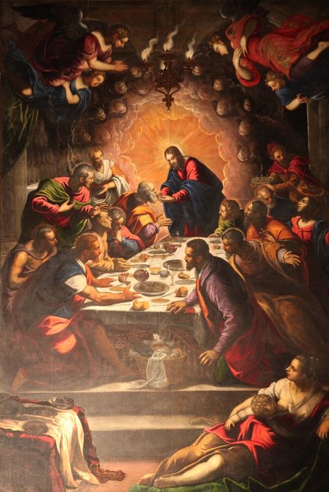 The Fifth Luminous Mystery – Catholic Heart and Mind Annibale Carracci, The Last Supper, Religious Paintings, Baroque Art, San Francesco, Jesus Christus, National Gallery Of Art, Last Supper, A4 Poster