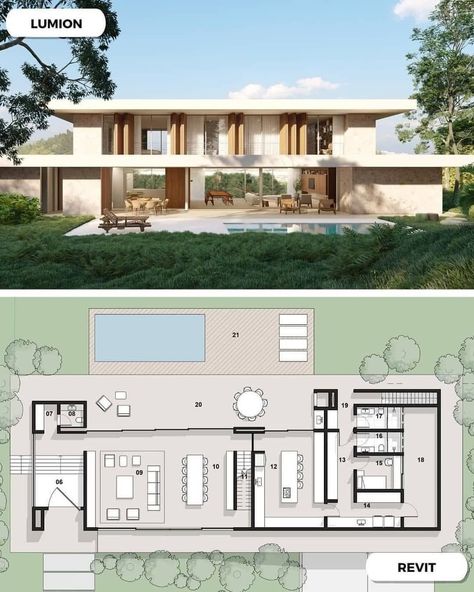 The Ridge Kit Home A6F Small House Architecture, Eco House Design, Modern House Floor Plans, Beach House Plans, Modern Bungalow House, Building Plans House, Garage House Plans, Architectural Design House Plans, Model House Plan