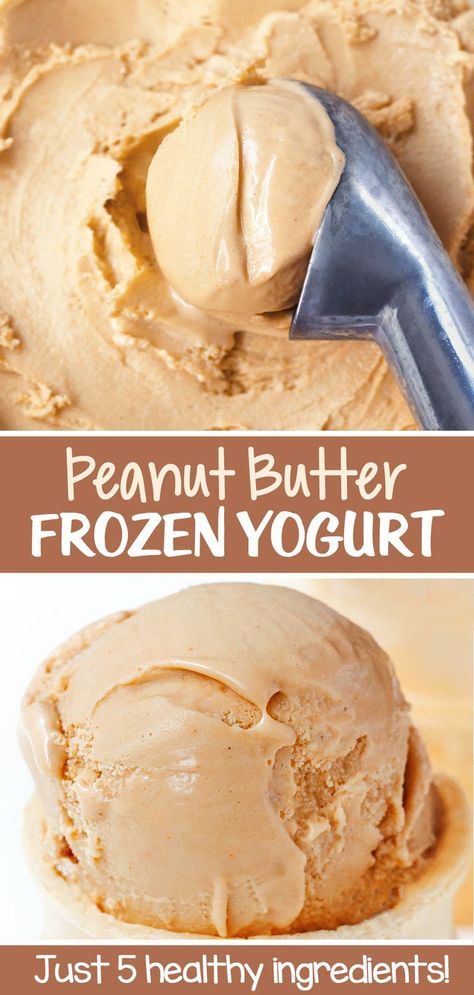 Homemade Frozen Yogurt, Frozen Yogurt Recipes, Healthy Ice Cream Recipes, Ice Cream Maker Recipes, Yogurt Ice Cream, Homemade Ice Cream Recipes, Lost 100 Pounds, Quit Drinking, Healthy Ice Cream