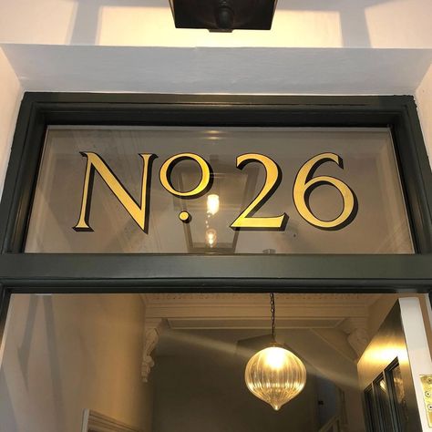 House Numbers & Names — The Sunny Sign Co. Colonial House Number Ideas, House Numbers Ideas Outdoor, Victorian House Numbers, House Number Ideas Outdoor, Door Number Plaques, A Frame Signs, Victorian Door, Pub Signs, Door Numbers