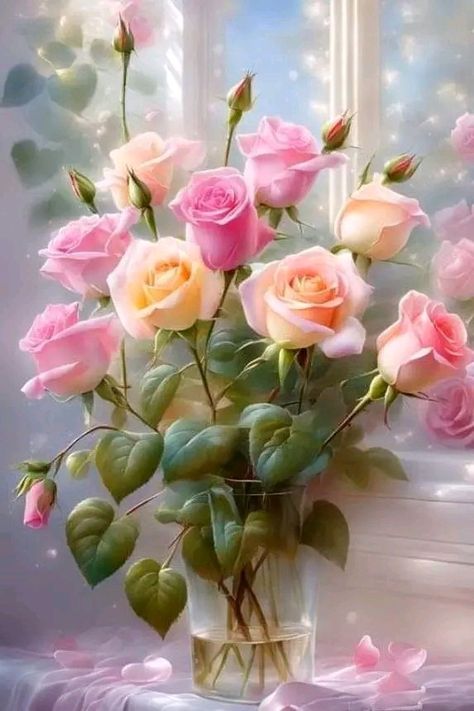 Rose Flower Pictures, Beautiful Flowers Images, Lovely Flowers Wallpaper, Wallpaper Nature Flowers, Beautiful Flower Arrangements, Beautiful Rose Flowers, Beautiful Flowers Pictures, Good Morning Flowers, Arte Floral