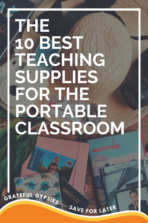 The life of a traveling English teacher is an exciting one! Getting to work online and travel the world teaching English is a dream come true, but you better back the right portable classroom supplies or you will be struggling. We’ve been teaching online while traveling for years, and have a portable classroom packing list all ready for you Portable Classroom Ideas, Portable Classroom Decor, Portable Classroom Setup, Portable Classroom, Intervention Specialist, Online Teacher, Teaching Online, Traveling Teacher, Teaching English Online