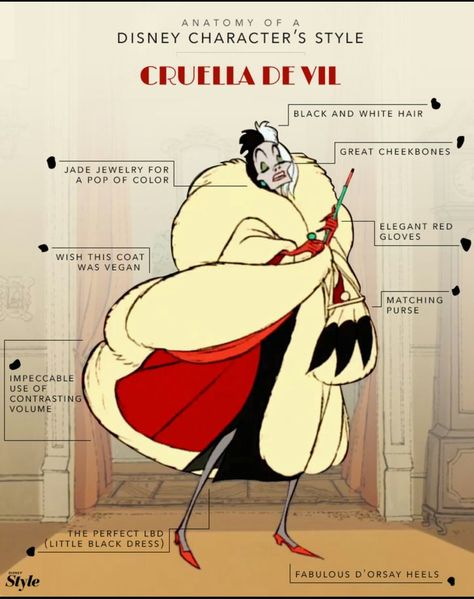 More More Cruella Animation, Cruella Aesthetic, Cruella Deville Costume, Cruella Deville, Snow White And The Seven Dwarfs, The Seven Dwarfs, Old Disney, Seven Dwarfs, 101 Dalmatians