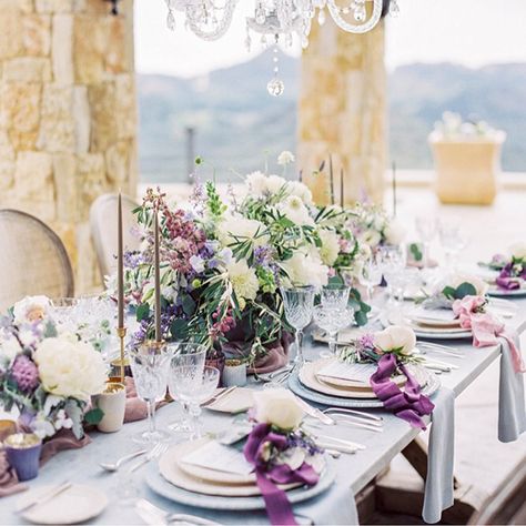 Slideshow: 39 Images of Summer Wedding Table Inspiration Disney Princess Wedding, Wedding Pic, Floral Centerpiece, Table Inspiration, Hybrid Tea Roses, Lavender Wedding, Princess Wedding, Floral Centerpieces, Fairytale Wedding