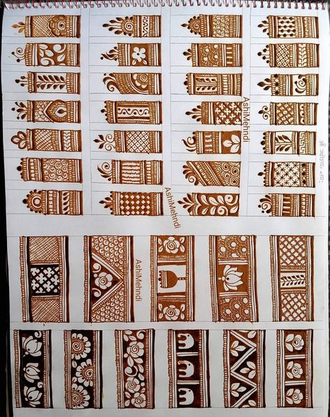 Border Mehndi Design, Mehndi Learning, Finger Mehndi, Front Mehndi Design, Simple Mehendi Designs, Simple Arabic Mehndi Designs, Finger Design, Simple Mehndi Designs Fingers, Very Simple Mehndi Designs