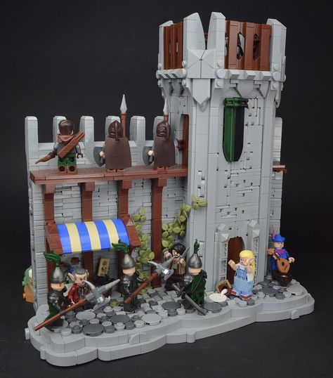 Lego Kingdoms, Model Castle, Lego Knights, Big Lego, Medieval Architecture, Brick In The Wall, Amazing Lego Creations, Lego Creative, Lego Castle