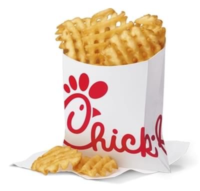 Chick-fil-A Waffle Fries Nutrition Facts Chick Fil A Fries, Chick Fil A Nuggets, Frosted Coffee, Strawberry Acai Refresher, Spicy Chicken Sandwiches, How To Make Waffles, Waffle Fries, Nutrition Labels, Fried Potatoes