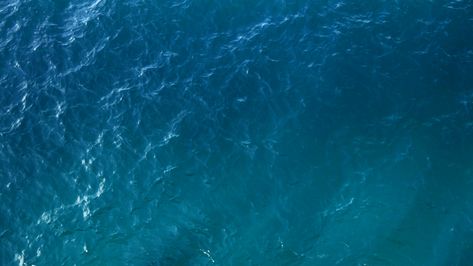 Blue Ocean Water Ripples from Above Stock Footage,#Water#Ocean#Blue#Footage Ocean From Above, Water From Above, Nature Texture, Collage Project, Beach Wall Collage, Ocean Images, Painting References, Water Images, Everything Is Blue