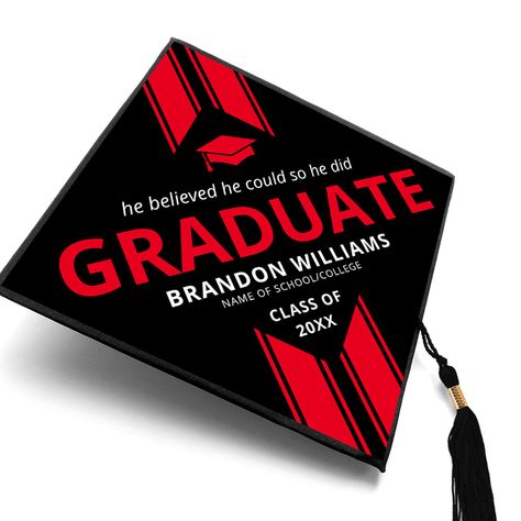 Graduation Cap Ideas For Guys, Graduation Cap Designs For Guys, 2023 Graduation Cap, High School Graduation Cap Designs, Graduation Cap Tassel, Graduate Cap, High School Graduation Cap, Grad Cap Designs, Grad Caps