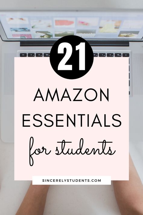 Check out these 21 must-buys from Amazon every student will love! Includes room decor, stress relief, study tools, and more! Everything an online student needs to survive– on a budget! #Amazon #essentials #onlinestudent #studentlife Things Every Student Needs, Study Room Essentials, Amazon Must Haves Student, Must Have Study Supplies, Best Study Supplies, Study Must Haves College Students, Amazon University Must Haves, Study Must Haves Products, Online School Must Haves