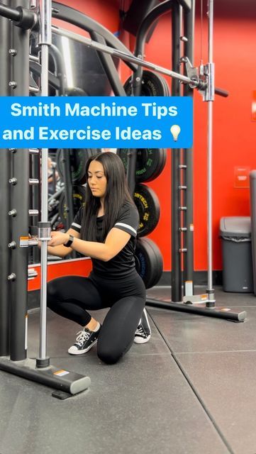 Snap Fitness South Perth on Instagram: "Trainer @ellyodermatt demonstrating how to set up and use a smith machine. A smith machine is great for both beginners or advanced lifters, providing balance and stability throughout the exercise. A wide range of exercises can be performed using one, here are some you can try! Need more help with your training in the gym? Get in contact with Elly for some PT sessions!" How To Use A Smith Machine, Smith Machine Workout, Strength Training For Beginners, Smith Machine, Printable Workouts, How To Set Up, In The Gym, Strength Training, Perth