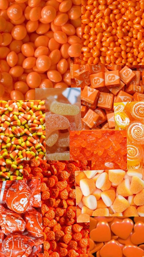 orange candy aesthetic!!!🧡🧡🧡🧡🧡makes me want candy now lol😂 Orange Candy Aesthetic, Orange Candy Buffet, Orange Sweets, 70s Candy, Candy Aesthetic, Theme Snack, Birthday 16, Candy Board, Board Party