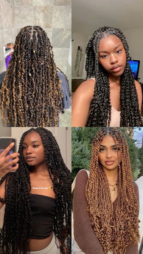 #haircolor #hairstyle #hairideas #hair #Ombrégreyhair #colorfullhairs Passion Twists, Short Box Braids Hairstyles, Goddess Braids Hairstyles, Box Braids Hairstyles For Black Women, Cute Braided Hairstyles, Braided Cornrow Hairstyles, Cute Box Braids Hairstyles, Quick Braided Hairstyles, Twist Braid Hairstyles