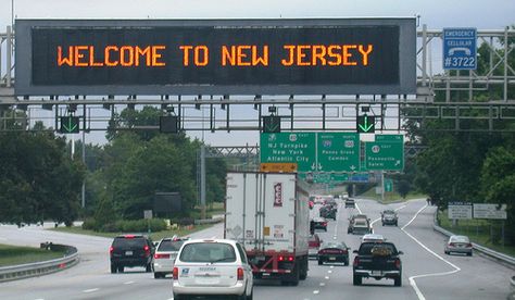 Welcome to New Jersey ~ you can check out anytime you like, but you pay a toll to get back in. Welcome To New Jersey, Newark New Jersey, Garden State, Usa States, South Jersey, Jersey Girl, Cape May, Jersey Shore, Delaware