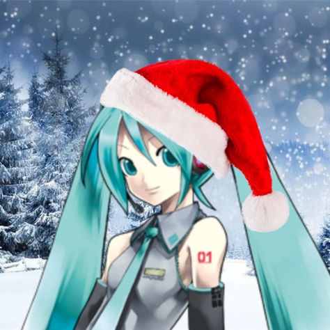 Christmas Miku, Hatsune Miku Christmas, Miku Hatsune Kawaii, Miku Christmas, Miku Collection, Miku Pfp, Miku Game, Icon Christmas, Miku Hatsune Chibi