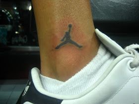 Jordan Symbol, Bro Tattoos, Jordan Tattoo, Basketball Tattoos, Air Jordan Logo, Basketball Videos, Marvel Tattoos, Aries Tattoo, City Tattoo