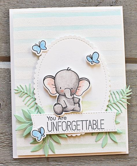 Mft Adorable Elephants, Elephant Cards Handmade, Scottish Crafts, Adorable Elephants, Elephant Cards, Sheep Cards, Mama Elephant Cards, Elephant Parade, Art Journal Resources