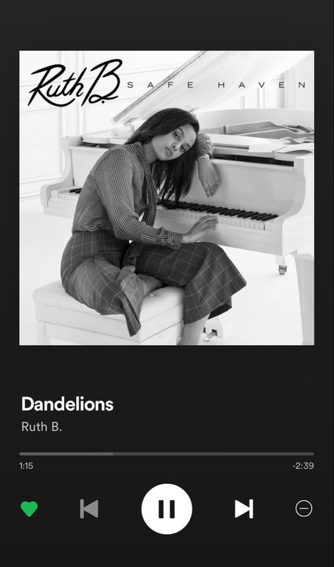 Dandelions By Ruth B, Lost Boy Ruth B, Ruth B, Hard Boy, Heaven Music, Musica Spotify, Girl Shadow, Me Against The World, Filipino Funny